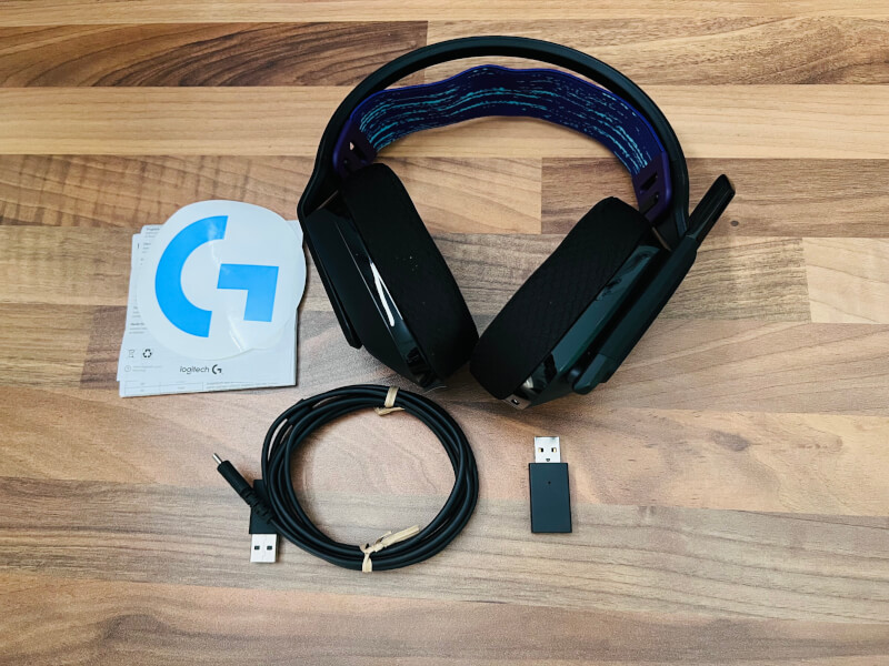 memory G gaming Logitech lightweight Lightspeed G535 236g wireless headset foam 40mm.JPEG